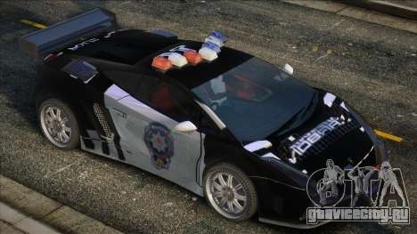 Lamborghini Galardo Turkish Cop для GTA San Andreas