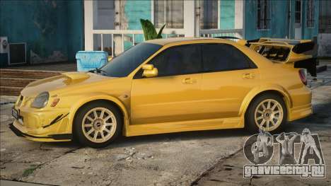 Subaru WRX STI Yellow для GTA San Andreas