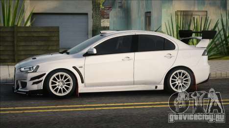 Mitsubishi Lancer Evolution 10 White для GTA San Andreas