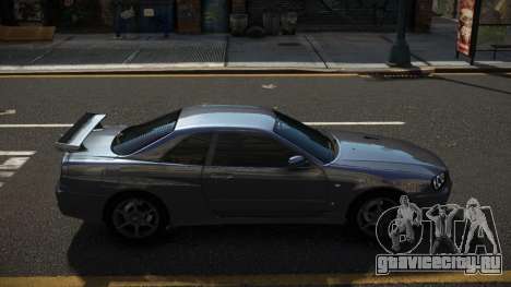 Nissan Skyline R34 Heroshi для GTA 4