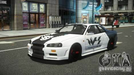 Nissan Skyline R34 Fizoxy для GTA 4