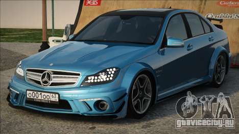 Mercedes-Benz C63 AMG Riot для GTA San Andreas