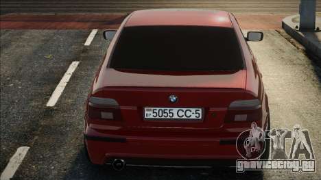 BMW 540i e39 RED для GTA San Andreas