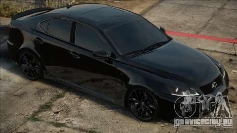 Lexus IS-F Black для GTA San Andreas