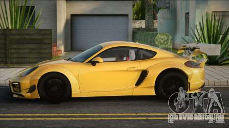 Porsche Cayman GTS 2015 Yellow для GTA San Andreas