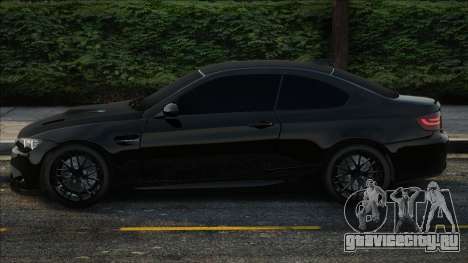 BMW M3 E92 Black для GTA San Andreas