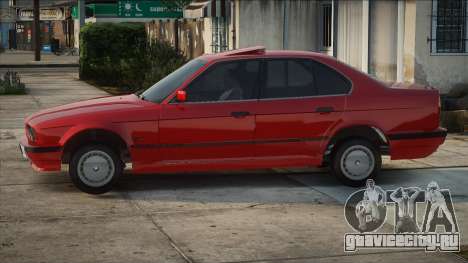 BMW E34 Red для GTA San Andreas