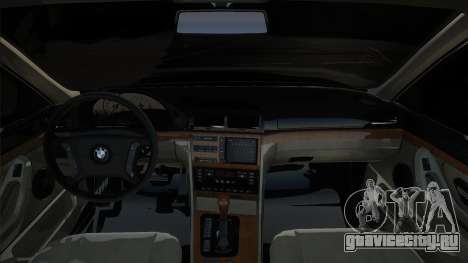 BMW E38 Черная в стоке для GTA San Andreas