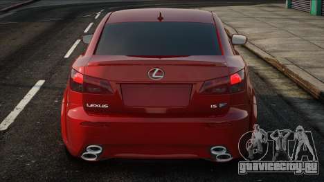 Lexus IS-F Red для GTA San Andreas