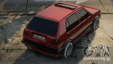 Volkswagen Golf 2 RED для GTA San Andreas