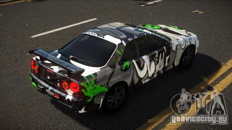 Nissan Skyline R34 Heroshi S5 для GTA 4