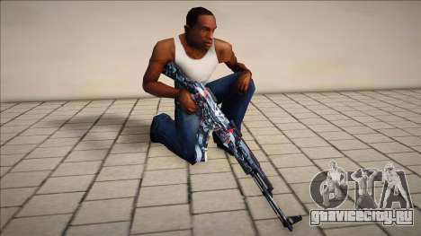 Ak47 Samurai для GTA San Andreas