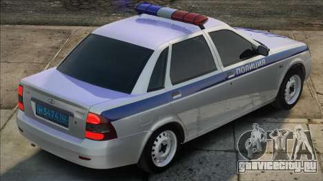 LADA Priora ДПС White для GTA San Andreas