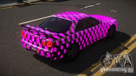 Nissan Skyline R34 Heroshi S8 для GTA 4