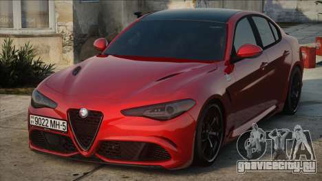 Alfa Romeo Giulia Quadrifoglio 2017 Red для GTA San Andreas