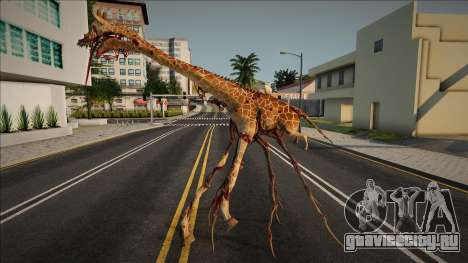 Jirafa infectado del juego Zoochosis для GTA San Andreas