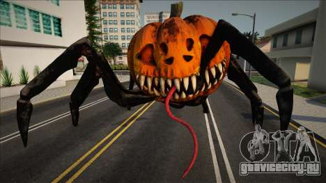 Calabaza arana con movimiento en lengua de Hallo для GTA San Andreas