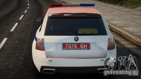 Skoda Octavia VRS МIЛIЦЫЯ МIНСК для GTA San Andreas