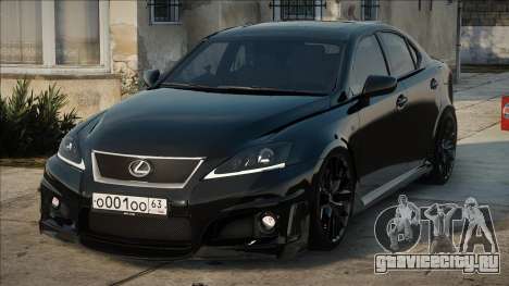 Lexus IS-F Blek для GTA San Andreas