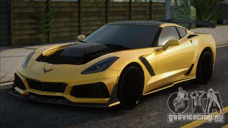 Chevrolet Corvette ZR1 2019 Yellow для GTA San Andreas