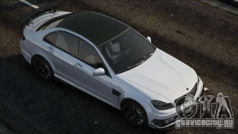 Mercedes-Benz C63 W204 White для GTA San Andreas