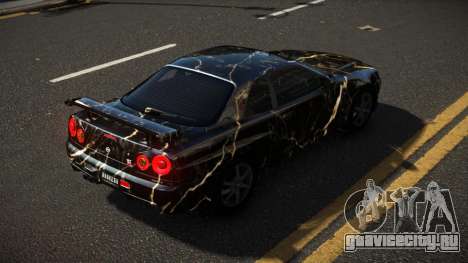 Nissan Skyline R34 Heroshi S9 для GTA 4