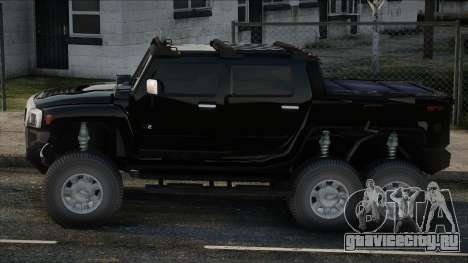 Hummer H6 Sut Pickup Blek для GTA San Andreas