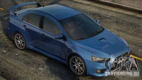 Mitsubishi Lancer Evolution Blu для GTA San Andreas