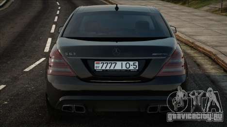 Mercedes-Benz S63 AMG (W221) 2011 для GTA San Andreas