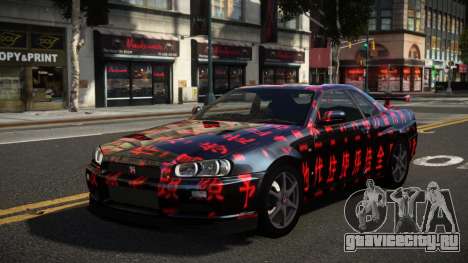 Nissan Skyline R34 Heroshi S13 для GTA 4