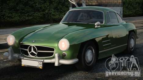 Mercedes-Benz 300 SL Green для GTA San Andreas