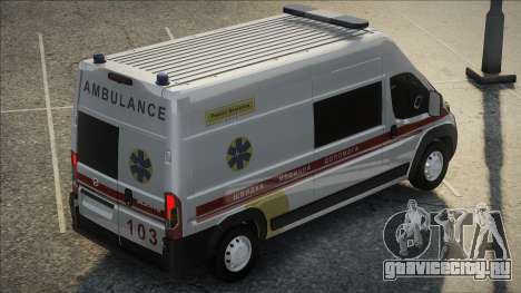 Fiat Ducato Ukrainian Ambulance для GTA San Andreas