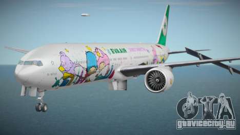 EVA Air Boeing 777-36NER B-16722 Hello Kitty Shi для GTA San Andreas