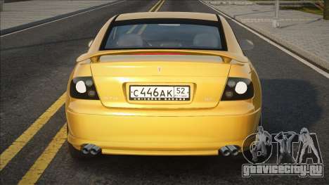 2006 Pontiac GTO Yelow для GTA San Andreas