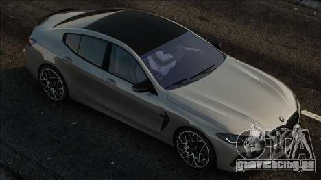 BMW M8 Competition Gran Coupe Silver для GTA San Andreas