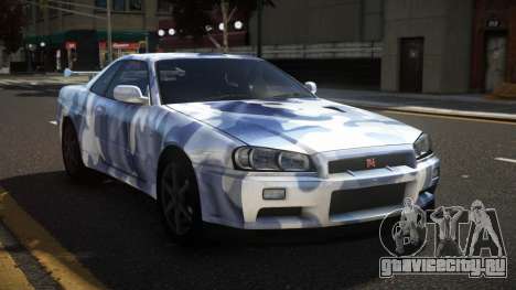 Nissan Skyline R34 Heroshi S10 для GTA 4