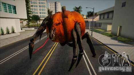 Calabaza arana con movimiento en lengua de Hallo для GTA San Andreas