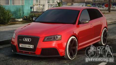 Audi RS3 Red для GTA San Andreas