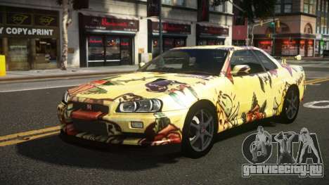 Nissan Skyline R34 Heroshi S11 для GTA 4