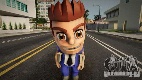 Barry Steakfries from Jetpack Joyride Skin для GTA San Andreas