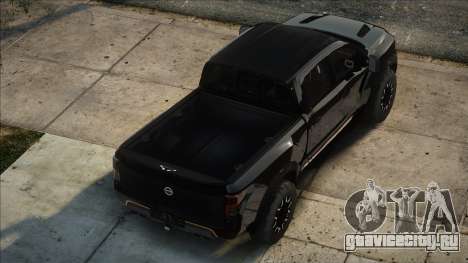 Nissan Titan 2017 Black для GTA San Andreas