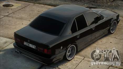 BMW E34 535i Black для GTA San Andreas