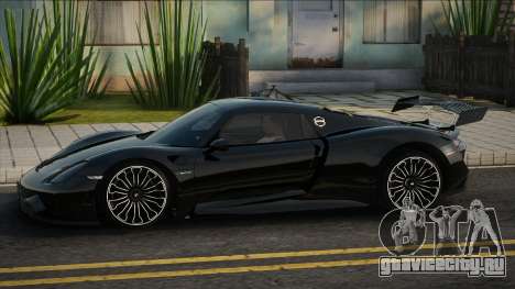 Porsche 918 Spyder 2014 Blek для GTA San Andreas