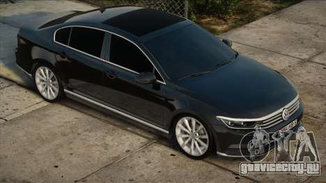 Volkswagen Passat B8 Black для GTA San Andreas