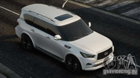 Infiniti QX80 - White для GTA San Andreas