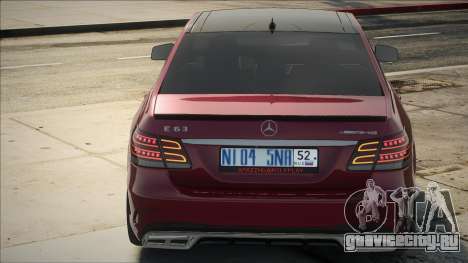 Mercedes-Benz E63 RE для GTA San Andreas