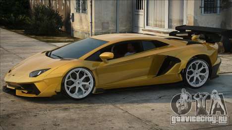 Lamborghini Aventador LP700-4 Yellow Stock для GTA San Andreas