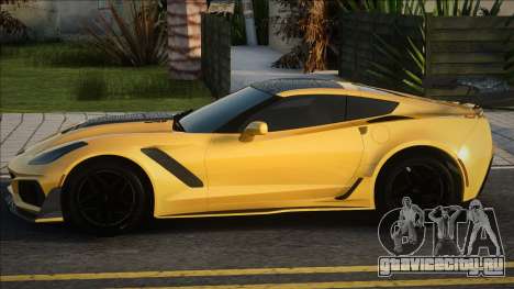 Chevrolet Corvette ZR1 2019 Yellow для GTA San Andreas