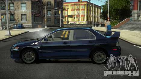 Mitsubishi Lancer Evo VIII HL для GTA 4