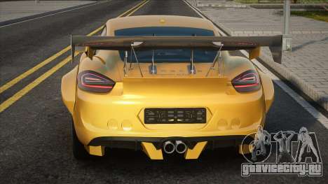 Porsche Cayman GTS 2015 Yellow для GTA San Andreas